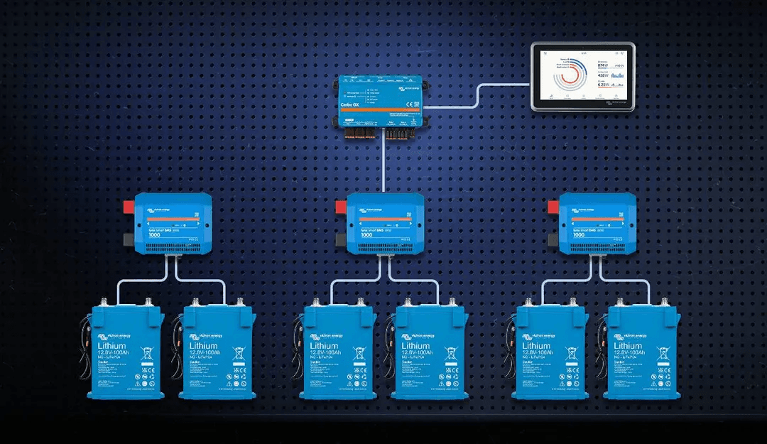Paralelní zapojení Lynx Smart BMS