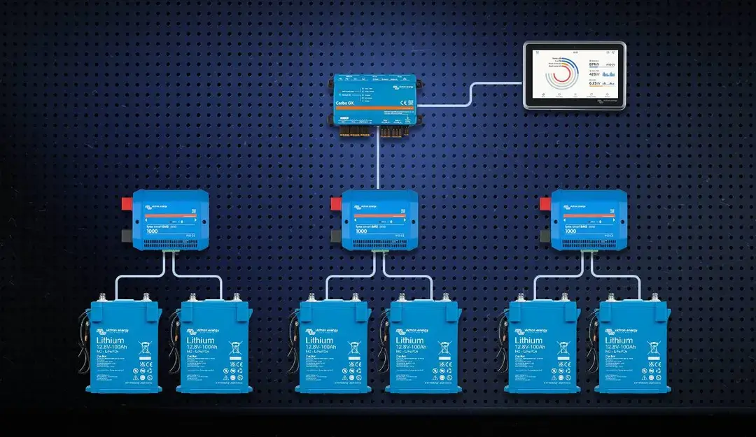 Paralelní zapojení Lynx Smart BMS