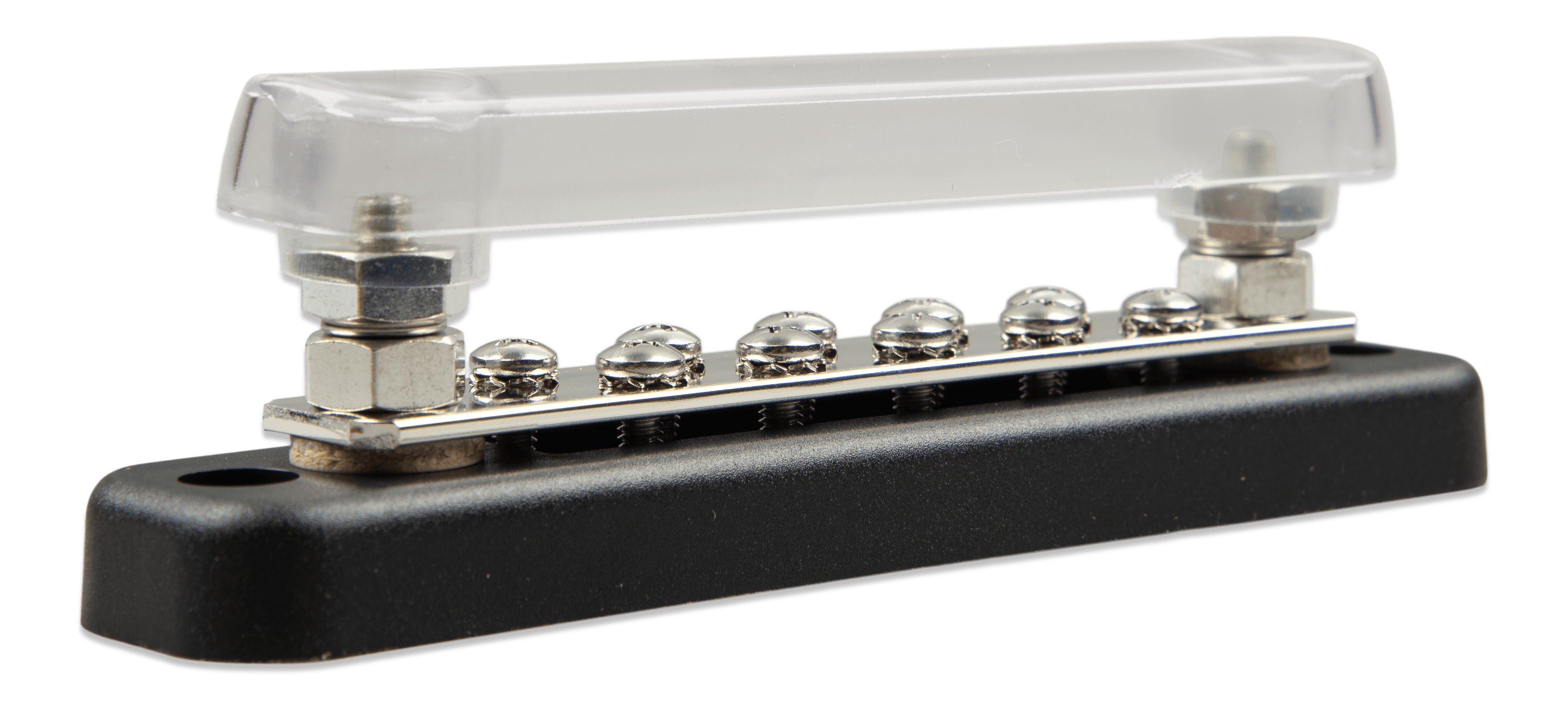 VBB115021020 - Busbar 150A 2P with 10 screws + cover (with cover right) thumbnail